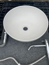 【奈良引き取り限定】GLOBOグロボ イタリア製洗面ボウル 洗面器 水栓 トイレ 洗面所 手洗い_画像4