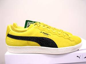  new goods PUMA SUEDE STAPLE yellow black 27.5cm US9.5 regular price 14300 jpy limitated model Puma suede stay pull #391567-01 King Giddra k ride CLYDE