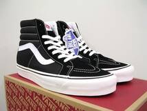 新品 VANS SK8-HI 38 DX 黒白 US10.5 28.5cm 生産終了 アナハイム ファクトリー#VN0A38GFPXC バンズ ハイトップ_画像3