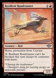 MTG ■赤/英語版■(141)《強靱なオオミチバシリ/Resilient Roadrunner》サンダージャンクション OTJ 赤U