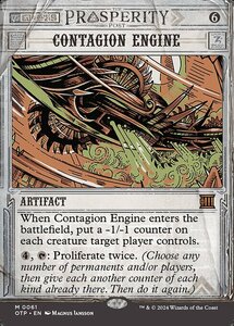 MTG ■無/英語版■(061)《伝染病エンジン/Contagion Engine》▲ショーケース▲ サンダージャンクション：速報 OTP茶R