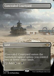 MTG ■土地/英語版■(268)《秘密の中庭/Concealed Courtyard》★ボーダーレス★サンダージャンクション OTJ 土地R