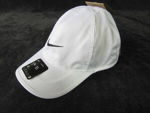 新品◆ナイキ nike キャップ DRI M Lサイズ 帽子 ホワイト 白 ランニング ジョギング ウォーキング スポーツ ゴルフ テニス / バイザーXL