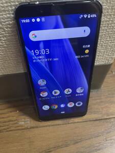 AQUOS sense3 SHV45 ブラック au SIMフリー　No75