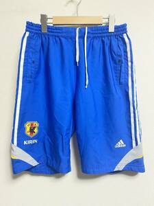 A5/34★KIRIN★アディダス adidas 日本代表 JAPAN 水色×白 練習用 トレーニングパンツ 日本正規品☆L