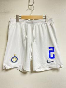 A5/49★セリエ Serie A★ナイキ NIKE インテル INTER MILAN 白 サッカーパンツ No2☆S