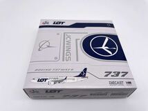 1/400 JC Wings BOEING 737-8 MAX LOT ポーランド航空 (SP-LVF)_画像8