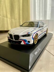 (BMW純正品) BMW 3.0 CSL (2022) 1:18モデルカー ノレブ