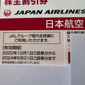 2024年5月31日まで JAL 日本航空 株主優待券1枚 送料込みの画像1