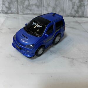レア　ダイハツ　DAIHATSU YRV ブルー系　青　プルバックカー　カラーサンプル　ディーラー　ミニカー