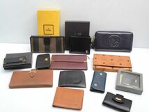 K333Z34R//服飾小物 財布 キーケース 等まとめてセット / FENDI,MCM,HERMES,DUNHILL,BALLY,CARTIER_画像1