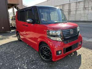 NBOX カスタム　ターボ！車検残約１年！リアモニター有！装備充実！両側電動スラ！静岡発！JF1！