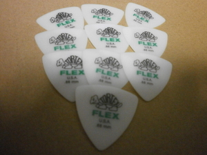 Jim Dunlop　Tortex Flex/Triangle ピック 品番：456 .88mm 10枚 　新品