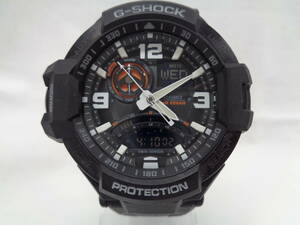 ★稼働美品 CASIO カシオ G-SHOCK Gショック GA-1000 SKY COCKPIT スカイコックピット デイデイト クォーツ メンズ 腕時計☆彡