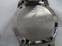 ★稼働美品 CASIO カシオ OCEANUS オシアナス OCW-M700 腕時計 タフソーラー 電波ソーラー アナログ カレンダー チタニウム ☆彡_画像6