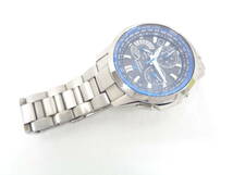 ★稼働美品 CASIO カシオ OCEANUS オシアナス OCW-M700 腕時計 タフソーラー 電波ソーラー アナログ カレンダー チタニウム ☆彡_画像7