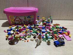  Lego LEGO 5560 basic set pink. container 