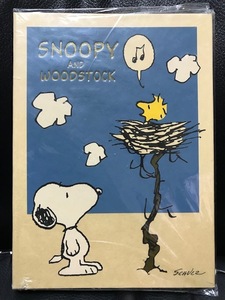 当時物 1990年代頃 サンリオ 日本製 PEANUTS SNOOPY スヌーピー＆ウッドストック おともだち手帳 デッドストック 少女メルヘン レトロ 希少