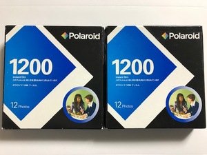 当時物 2004年 Polaroid ポラロイド 1200フィルム 12枚入り 2セット 有効期限2007年2月 インスタントフィルム レトロ 希少