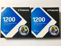 当時物 2004年 Polaroid ポラロイド 1200フィルム 12枚入り 2セット 有効期限2007年2月 インスタントフィルム レトロ 希少　_画像1