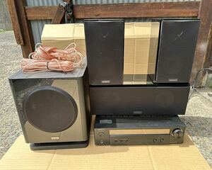 ONKYO Onkyo home theater set NR-365|SWA-V50|D-309C|D-309M used present condition goods 