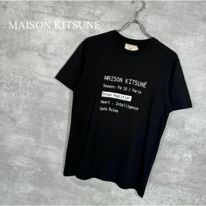 [MAISON KITSUNE] mezzo n fox (S) print T-shirt 