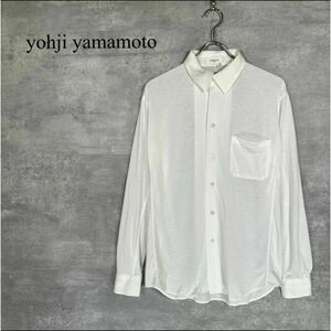 [yohji yamamoto] Yohji Yamamoto (2) искусственный шелк рубашка 