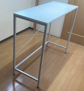 100DESKF010サンワダイレクト限定品スタンディングデスク幅120奥48高100cmパソコンデスク 省スペース ハイデスク