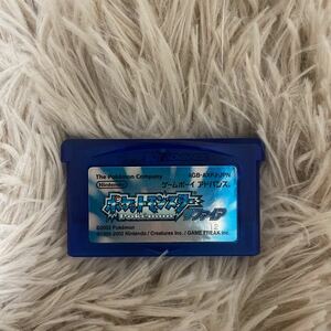 ゲームボーイアドバンス ポケットモンスターサファイア ゲームソフト 