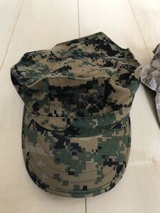 USMC 米軍　海兵隊　八角帽　ウッドランドピクセル　Mサイズ