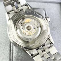 【1円〜】RAYMOND WEIL レイモンドウィル 腕時計 メンズ AT 自動巻 2720 ブラック文字盤 ラウンドフェイス 裏スケ デイデイト 訳有 可動品_画像6