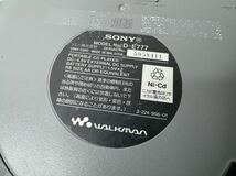 SONY ソニー CD WALKMAN ウォークマン G-PROTECTION D-E777 ブルー ポータブルCDプレイヤー （a581_画像5