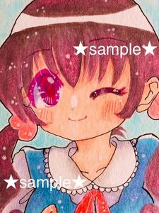 Art hand Auction オリジナル 手描きイラスト ｢お嬢様｣女の子 原画, コミック, アニメグッズ, 手描きイラスト