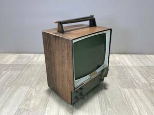 * SONY Transistorized transistor tv Showa Retro 9-306 [ not yet verification / present condition goods ] (PN-4E29) *