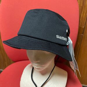 【未使用品】SHIMANO ハット 帽子 釣り シマノ ファッション フィッシングハット ブラック シンプル 男女兼用 CA-048S 