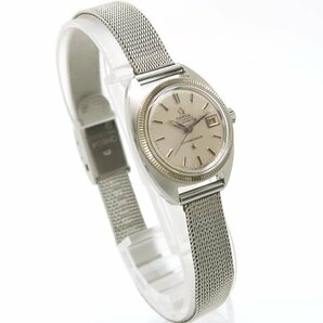 1円～ OMEGA コンステレーション 568.011 デイト レディース Cライン SS+WG Cal.682 ジェンタ ◆送料600円～◆ ～5/12(日)終 ◆質屋-9665の画像2