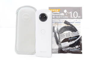 【美品】RICOH THETA シータ SC ホワイト ＃P0632405004Y 