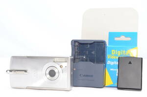 【美品、液晶フィルム未剥がし】Canon IXY DIGITAL PC1060 シルバー コンパクトデジタルカメラ ＃P0632405013Y 