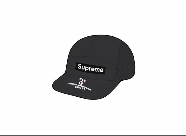 Supreme Mesh Side Panel Camp Cap "Black"