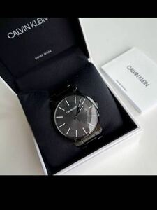  Calvin Klein наручные часы чёрный стиль кварц Calvin Klein черный 