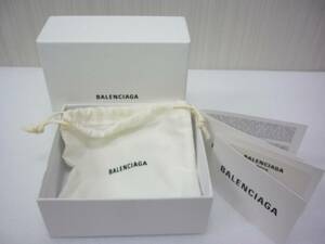 BALENCIAGA バレンシアガ ミニウォレット付属品 財布用 空箱 白 カード、保存袋あり