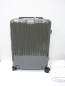 超美品 RIMOWA ESSENTIAL Cabin キャリー スーツケース リモワ エッセンシャルキャビン 機内持ち込み可 グレーグロス 4輪 36L ●a