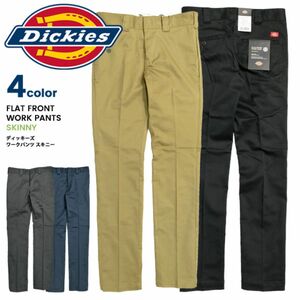 新品未使用】ディッキーズ ワークパンツ チノパン ストレッチ スキニー　ブラック