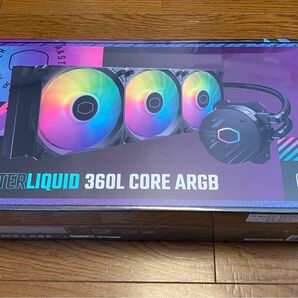 【新品】Cooler Master MasterLiquid 360L Core ARGB 簡易水冷CPUクーラー（黒）