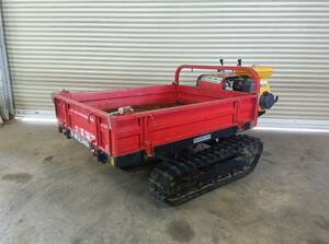 岩手 ノザワ 運搬vehicle CP-70 最大積載量400ｋｇ ガソリン リコイル 手動 Dump truck Blackーラ Cart 小type 中古 店頭販売 農機具市場 矢巾店