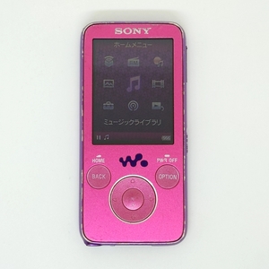 動作品★SONY ウォークマン NW-S636F ピンク 4GB ソニー デジタルMP3オーディオプレーヤー WALKMAN No.1
