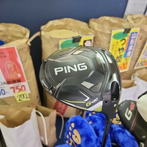 【美品中古品】PING　G430LST(低スピン)ドライバー【9°】ヘッドカバー、レンチ有り　　シャフト純正ALTA　J　CB　【SR】 