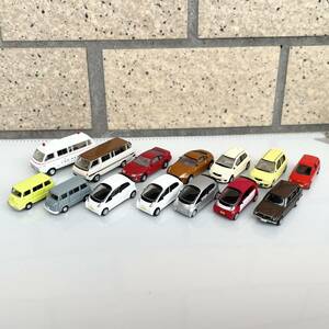  Tommy Tec car collection 1/150 Hiace Sambar Fairlady Z iMiEV summarize set sale 14 pcs 