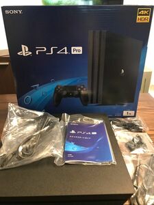 【クルーシャルSSD1TB換装済み】PlayStation4 Pro ジェット・ブラック 1TB CUH-7200BB01