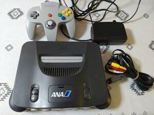 # prompt decision 69800 jpy # nintendo 64 body complete set ANA limitated model # quick shipping #